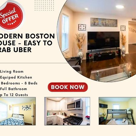 30-1 4Br Boston - Comfortable Apt Near Mbta Kültér fotó